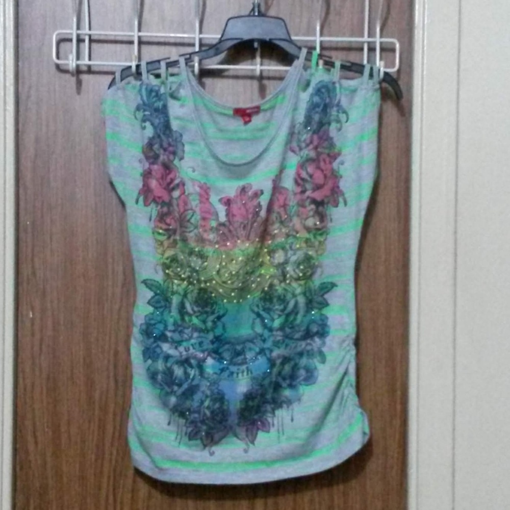 Bongo Cold Shoulder Top